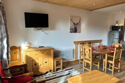 Image de Les Gets - Appartement rénové proche pistes, navette gratuite, parking