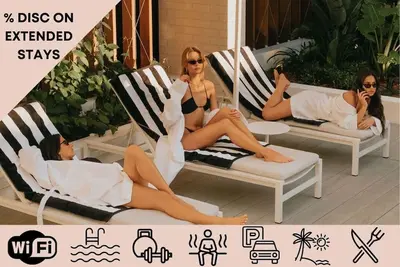 Image de Luxe Hotel Style with Amenities of Apartment City Vibes near Beach/ Restaurants