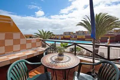 Image de Appartement \"Casa Nicole Sea View\" avec vue sur mer, piscine, jardin et terrasse