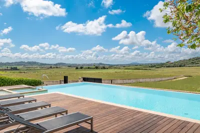 Maison de vacances Dalt Son Morro avec vue sur la montagne, piscine et Wi-Fi