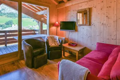 Image de Appartement 3 chambres, proche pistes, 6 pers, balcon