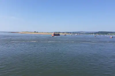 As close to the beach as you can possibly get! ! ! uninterrupted estuary views