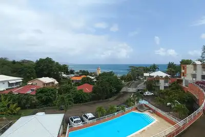 Appartement à la résidence de la Baie, Tartane Martinique, magnifique vue mer
