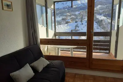 Image de Studio au Sauze avec balcon, parking et équipements tout confort