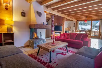 Image de Beau chalet avec vue montagne enchanteresse - 300m des pistes - 12-14 Pax