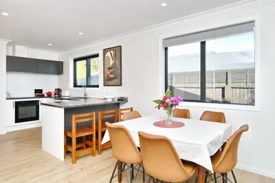 Brook Haven - Sleek Modern Home in Graceful Gardens with Flowing Creek