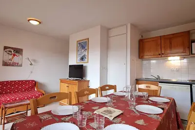 Image de Appartement 4 pièces, 8 pers, proche pistes, parking, casier à ski