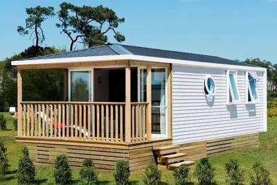 Image de Mobilheim Face Comfort 25m2 (2 Schlafzimmer) + Tv + Integrierte Terrasse - Ankunft Samstag 4 Personen