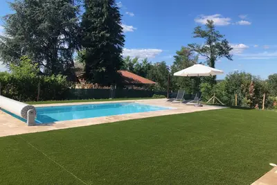 Image de Maison périgourdine, climatisée, adaptée handicapés, avec piscine chauffée.