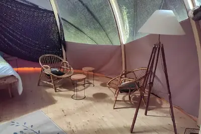 Image de Wigwam les Étoiles Pour Toile de Fond