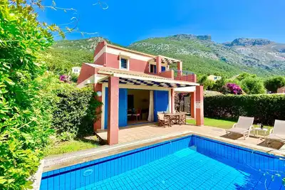 Image de Beach Villa Barbati Thalassaki with private pool