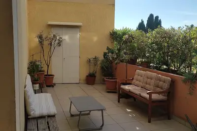 Image de Grand Appt 72m2 Terrasse 30m2 Plage Ă 150m