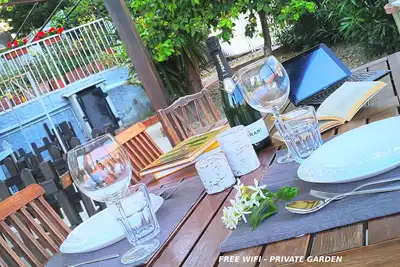 Image de Apartment with garden just a few minutes from the sea