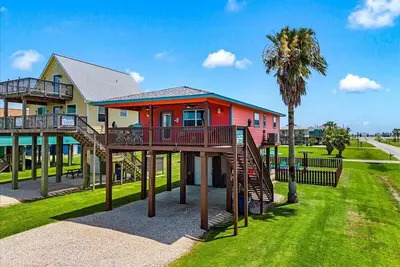 This is a Sweet Little Custom Home Located on the Pedestrian Beach Near Fishing