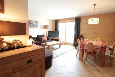 Image de Appartement cosy 4 pièces, 8 pers, wifi, garage, centre village, proche pistes et commerces
