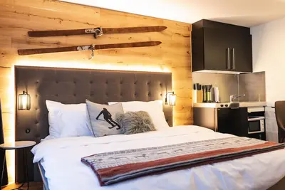 Image de Wunderstay Alpine 403 Centric Studio Balcony & View