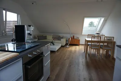 Image de Cozy vacation apartment in a quiet location on the Main Valley cycle path with parking space and wallbox