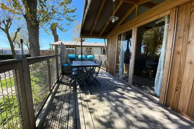 Image de Cabane lodge Sweet Flower Premium 32m² 2 chambres 4 personnes