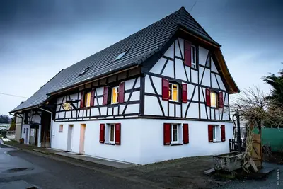 Image de Gîte 4 à 6 personnes, Les Sabots De Paille, maison alsacienne à colombages
