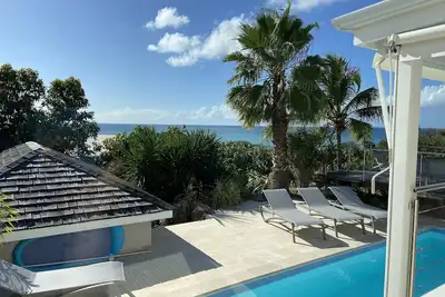 Magnifique Villa Avec Vue Sur La Plus Belle Vue De La Mer Des Caraibes