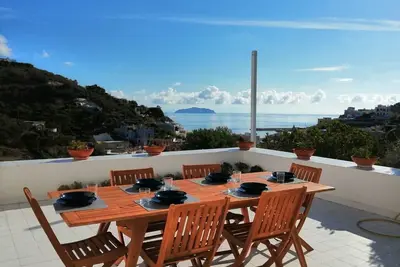 Image de Villa with garden and 2 private terraces in the center of Ponza.