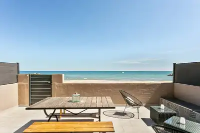 Image de Idéal à Palavas: Ac, terrasse, accès direct plage☀