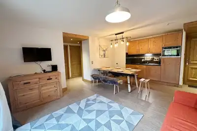 Image de Charmant T3 au cœur de Samoëns avec jardin, parking et proche ski-bus