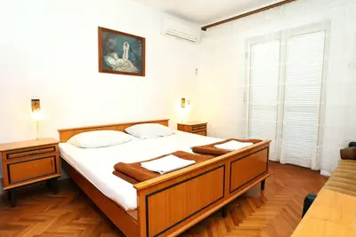 Image de Appartement de deux chambres avec le balcon et la vue sur le mer Trpanj, Peljesac (A-3157-g)