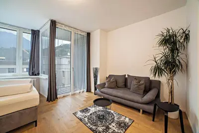 Image de Appartement \"Sabine K\" avec vue sur les montagnes, climatisation, Wi-Fi et balcon