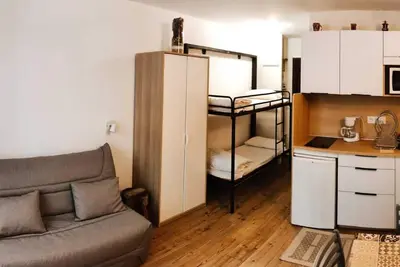 Image de Studio cosy aux pieds des pistes avec balcon et coin montagne - La Joue du Loup
