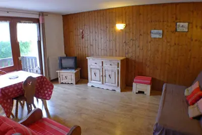 Image de Charmant T2 près de la patinoire de Samoëns - Balcon Sud, Animaux admis
