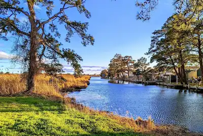 Image de Obx Tucked Away~Sound side~On canal~Kayaks~\nGround level w\/ ramp~Beach 1 mi~Mp8
