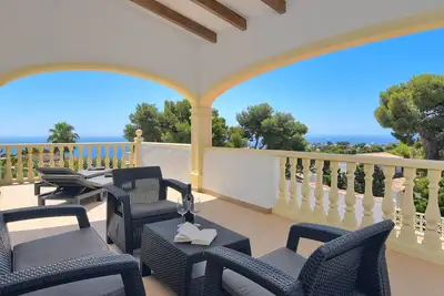 Image de Villa merveilleuse et intime à Javea, Costa Blanca, Espagne  avec piscine chauffée pour 6 personnes