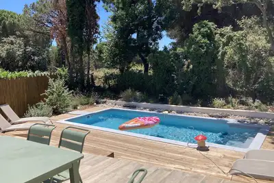 Image de Villa tt confort vue exceptionnelle pinède clim piscine proche plage/montpellier