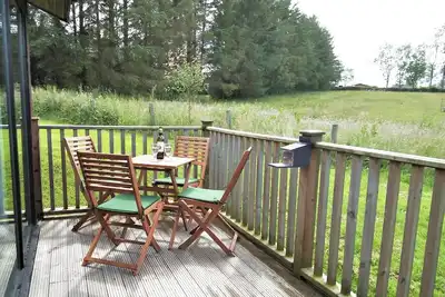 Image de Lake District lodge near Greystoke with wood burner and views toward Blencathra.