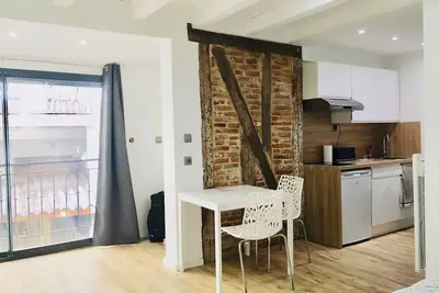 Image de Charmant Studio refait à neuf, au pied du métro et du tramway