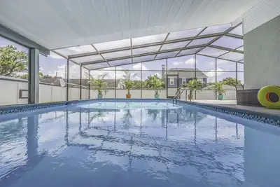 Beautiful, spacious, 4 king beds home with heated and covered pool