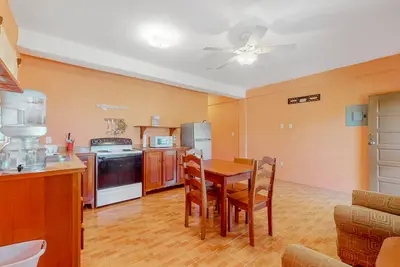 Ocean-view island gem with balcony & beach access nearby