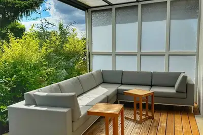 Image de Ferienwohnung \"unterschlupf\" mit GroĂźer Terrasse und Garten