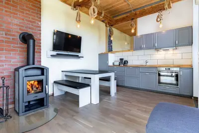 Image de Ferienwohnung Mond mit Terrasse, Kamin und Garten - Ferienhaus Sonne, Mond und Sterne bei