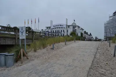 Image de App. Meeresrauscher, Strandnah, Gelkamin u. Balkon - App. mit 1 Sz und Schlafsofa - Aufbettung 3. /4