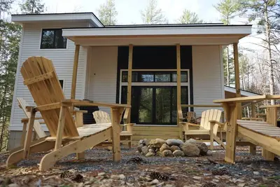 New construction family home at the base of Ragged Mountain.