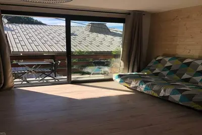 Image de Studio 30 m2 avec cheminée station la Foux d'Allos
