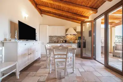 Image de Maison de vacances 'Mattia House' avec vue sur les montagnes, Wi-Fi et climatisation