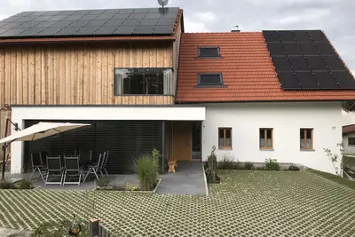 Image de Vacation home, 200sqm, family-friendly, large sauna, garden and e-charger