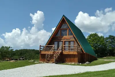 Image de Amazing A frame cabin on Rp Ranch- 4 mins from Gilbert & Buffalo National River
