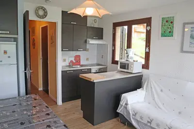 Image de Grand studio 5 personnes avec balcon, parking, proche station