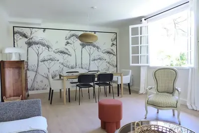 Image de Villa Lou Bousquet. Partie de villa rénovée pour 6 personnes dans le quartier de Super Hossegor.