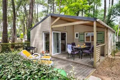 Image de Cottage Premium 3ch | Premium - 32 à 40m² terrasse couverte - Tv - Lv - Wifi Gratuit 6 personnes
