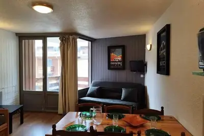 Image de Maxi studio 6 pers. N°73 au rond point des pistes